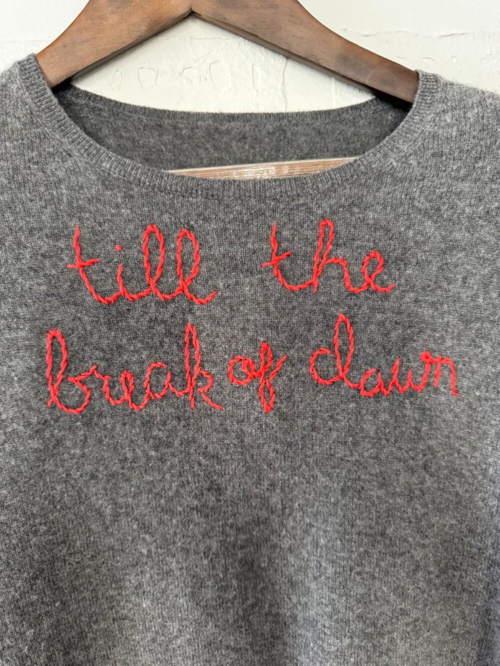 Lingua Franca 100% Cashmere Sweater - Picture 5 of 5